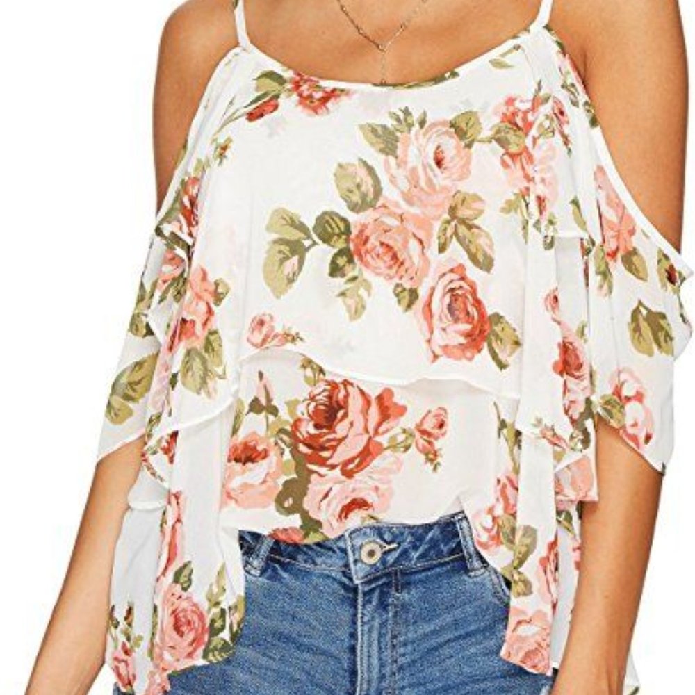 Show Me Your Mumu Romance Ruffle Top